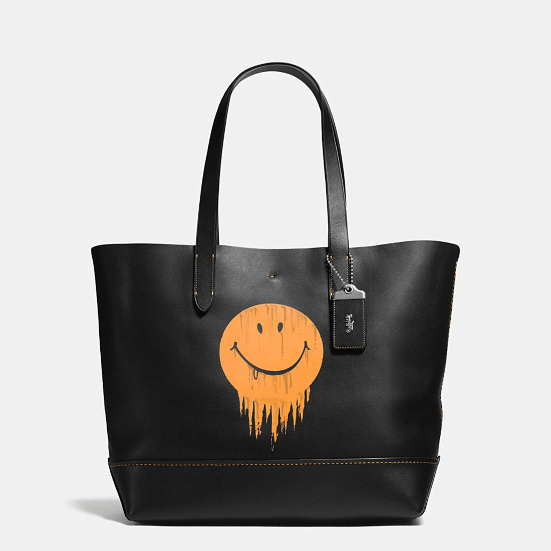 Coach Gotham Tote In Glove Calf Leather With Gnarly Face Print